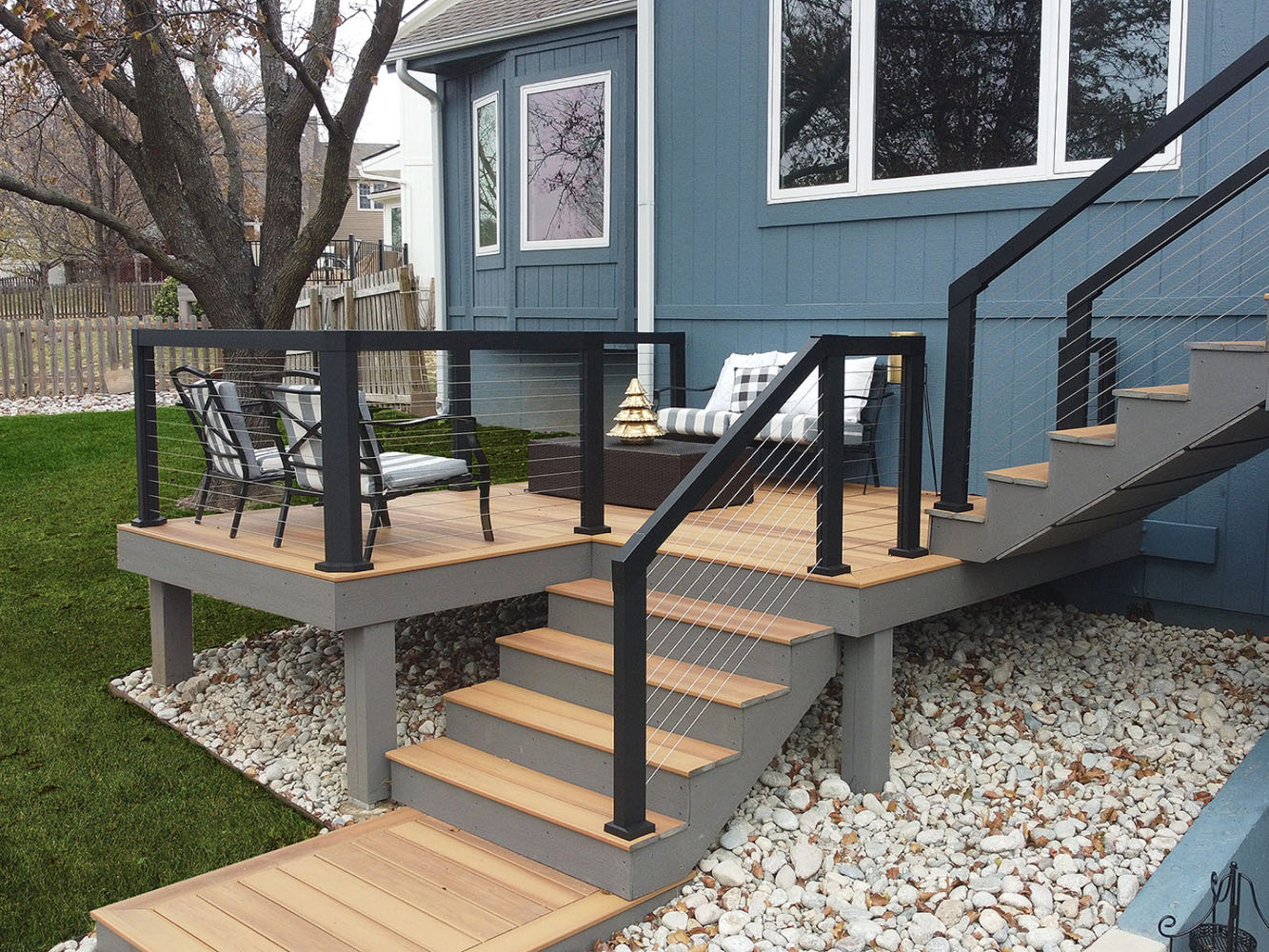 rdi railing on steps